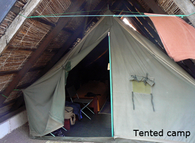 tented camp
